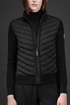 Chamarras Canada Goose Mujer Mexico - HyBridge Prendas De Punto Negros NW1580349